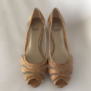 Impo  cork effect shoes size 8